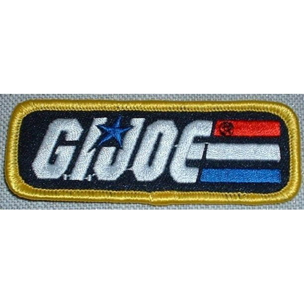 JOE EMBROIDERED IRON-ON PATCH 3.5" x 1.5 " NEW G.I